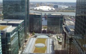Green roofs at Canary Wharf