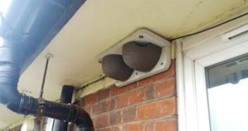 Artificial house martin nests